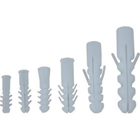 Resim Nsp Plastik Dübel Beyaz 8Mm 1000 'Li 