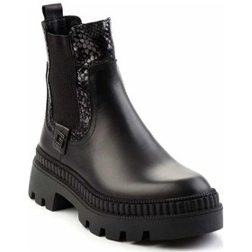 Resim Siyah Hakiki Deri Kadın Bot & Bootie K02719100303 Siyah 