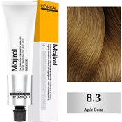 Resim Loreal Professionnel Majirel Gold Coloration Creme - Saç Boyası No: 8.3 Açık Dore 60ml 
