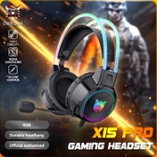 Resim ONIKUMA Profesyonel Kablo Bağlantılı Oyun Kulaklığı, RGB Aydınlatma, Gürültü Engelleyici Mikrofon ve Stereo Ses ile, PC, PS4, Xbox ve PS5 Oyunları için Uygundur. 