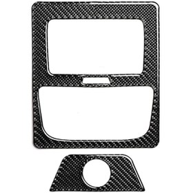 Resim Araba Karbon Fiber Arka Klima Havalandırma Düz Renk Dekoratif Etiket Bmw G01 X3 2018-2020 / G02 X4 2019-2020, Sol Ve Sağ Sürücü Evrensel 1 Adet 