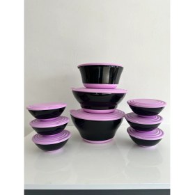 Resim Tupperware Damla Set 4.5lt,3.5lt,2.4lt,6adet 600ml kase 