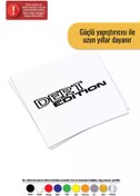 Resim Genel Markalar Dert Edition Sticker Oto Motor Laptop Duvar Folyo Sticker 40x12 cm 
