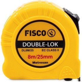Resim FİSCO Double-Lok 8 Metre / 25 mm Çelik Şerit Metre DL8M/25MM 
