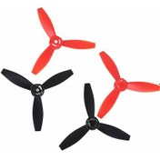 Resim Geeroyoo Bebop 2 İha İçin 4 Adet Hafif Ve Dayanıklı Plastik Perde, Aerodinamik Üçgen Tasarım, Kolay Kurulum, 2 Siyah 2 Beyaz 