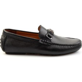 Resim Siyah Leather Erkek Loafer Ayakkabı E01547007540 Diğer 