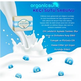 Resim Organicsun Doğal Keçi Sütü Sabunu 140 G 