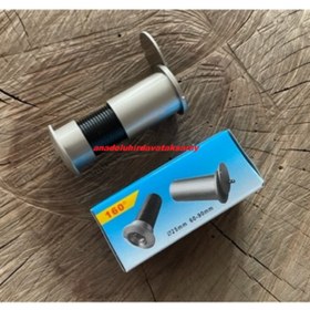 Resim Door Uzun Kapı Dürbünü Çelik Kapı Dürbünü 11cm 25mm Saten Renk 