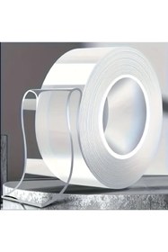 Resim sgeteknoloji 1 METRE ULTRA GÜÇLÜ ÇİFT TARAFLI NANO BANT HALI TABLO RESİM YAPIŞTIRMA BANDI 2 CM EN 