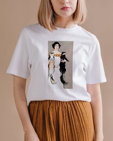 Resim Kedileri Tutan Kadın Kadın Tişört 