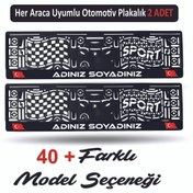 Resim Parker Otomotiv Kişiye Özel Isimli Plakalık 2 Adet Her Araç Için Uygun Plakalık 