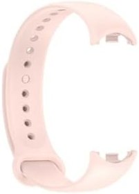 Resim Gpack Xiaomi Mi Band 9 ile Uyumlu Silikon Mat Kordon, Pembe 
