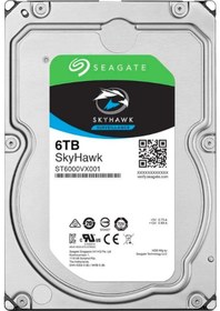 Resim Seagate Skyhawk ST6000VX001 3.5" 6 TB 5900 RPM 256 MB SATA 3 7/24 Güvenlik HDD 