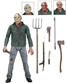 Resim Neca Friday The 13th Part 3 (3d) - Ultimate Jason Koleksiyon Figürü 