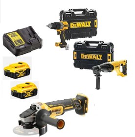 Resim Dewalt DCD805NT + DCG412NT+ DCH133NT + 2 ADET 4 AMPER AKÜ + 1 ADET DOLUM CİHAZI ( HEPSİ TAKIM ÇANTALI ) 