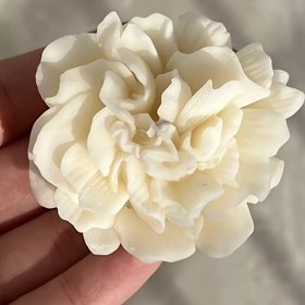 Resim Elegant White Carnation Silikon Mum Kalıbı - Mumlar ve Plaster Difüzör Taşları için Yüksek Kaliteli Balmumu Kalıp Malzemesi, Yumuşak ve Kolay Çıkarma, Şeffaf İçsel Dokusu, Tatil ve Doğum Günü Hediyeleri için Mükemmel, Hediye İçeriği|Çiçek Tasarımı|Dayanıklı Silikon 