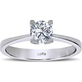 Resim Lova H Renk 0,55 Karat Pırlanta Tektaş Yüzük 1030030 