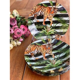 Resim Lucky Art Lyzı 001 Jungle 26 cm Tabak 6lı 