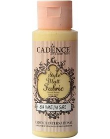 Resim Cadence Sytle Matt Kumaş Boyası 59 ML F-604 VANİLYA 