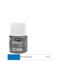 Resim Pebeo Setacolor Opak Örtücü Kumaş Boyası Cobalt Blue 295-11 