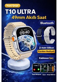 Resim Technodia T10 Ultra Watch 8 Ultra Kasa 49MM 2 Kordonlu Akıllı Saat (İthalatçı Garantili) 