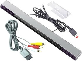 Resim 2 in-1 Wii AV Kompozit Ses Video Kablosu Kablolu Kızılötesi Ray Sensör Çubuğu Nintendo Wii ve Wii U ile Uyumlu 