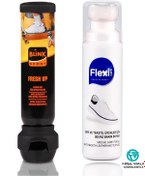 Resim FLEXİCARE Spor Deri Ve Kumaş Beyaz Ayakkabı Boyası 75 Ml. Fresh Up Ayakkabı Deodorantı 100 Ml(BLİNKSPORT) 