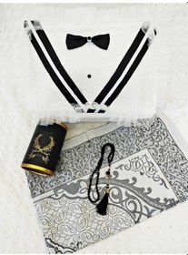 Resim Dilex Damat Figürlü 4 Parça Gelin Damat Hediye Çeyiz Bohça 