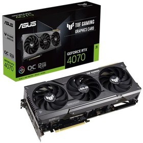 Resim Asus NVIDIA GeForce RTX 4070 TUF Gaming OC TUF-RTX4070-O12G-GAMING 12 GB GDDR6X 192 Bit Ekran Kartı 