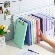 Resim 1 adet Çoklu Konu Dosya Saklama Kutusu - Yüksek Kapasiteli A4 Boyutu - Öğrenciler ve Müzisyenler İçin İdeal 