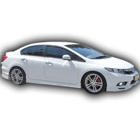 Resim Honda Civic 2012 Özel Tasarım Yan Marşpiyel Boyasız 