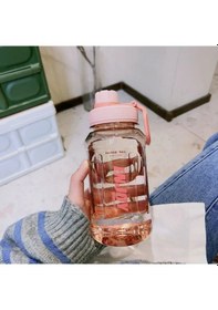 Resim 1 Litre Spor Filtreli Şişe Büyük 800 Ml İçme Suyu Şişesi Su Isıtıcısı Su Şişesi Pembe 800ml Pembe 