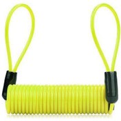 Resim Sarı 120 Cm Bisiklet Disk Fren Kilidi Hatırlatma Halat Motosiklet İçin Uygun Çelik Tel Halat Kilit Ve Çanta Hatırlatma Bahar Kablosu 