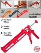 Resim OSKAR FIRÇA PLASTİK SİLİKON TABANCASI EKSTRA KALIN PLASTİK GÖVDE 