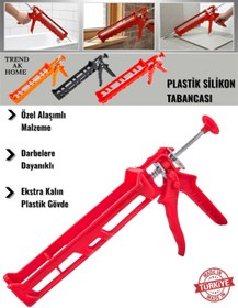 Resim OSKAR FIRÇA PLASTİK SİLİKON TABANCASI EKSTRA KALIN PLASTİK GÖVDE 