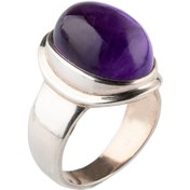 Resim Mineral Takı Ametist Tasarım Yüzük (15879417) 