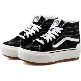 Resim Vans Ua Sk8-Hi Stacked Kadın Günlük Ayakkabı Vn0A4Btw5Zn1 Siyah 