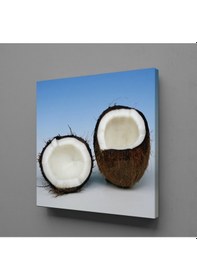 Resim Hindistan Cevizi Kanvas Tablo 80x80cm 