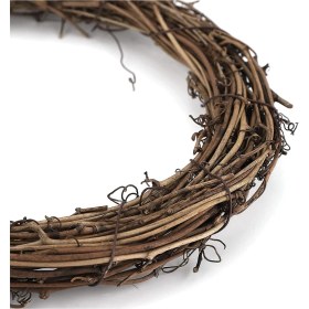 Resim Parçalar Retro Noel Çelengi Kendin Yap Çelenkleri İçin Rattan Çelenk Asma Çelengi Cadılar Bayramı Ve Düğün Partisi Süslemeleri İçin Noel Çelengi 