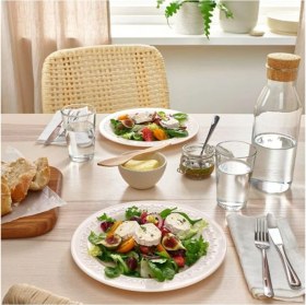 Resim IKEA Paradısısk Tabak Seti, 26 cm Kırık Beyaz 4 Adet 