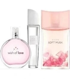 Resim Avon Kadınlar İçin Pur Blanca Soft Musk ve Wish Of Love EDT Parfüm Seti 50 ml Hacim 