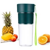 Resim Ranyeek 270ml Usb Şarjlı Mini Blender, 40 Saniye Hızlı Blending, Otomatik Temizleme, Taşınabilir Meyve Sebze Juicer Cup Yeşil 