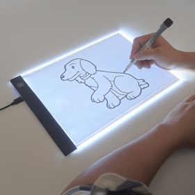Resim Çizim Tahtası Desen Takip Işık Pedli Çizim Tahtası Sanatçılar için Boyama, Eskiz Yapma, Animasyon, Beyaz, USB Kablosuyla Çalışır, 3 Seviyeli Ayarlanabilir Parlaklık, Manyetik Emme Yok, İç Elektrik Yok 