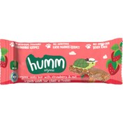 Resim HUMM Organik Vegan Çilekli ve Fındıklı Yulaf Bar 27g 