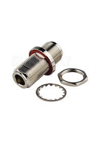 Resim N Dişi Dişi Ara Panel Tipi Rf Konnektör Nffp 