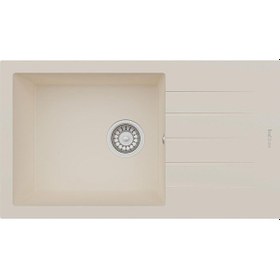 Resim Real P011 Assos 86 Xl Krem Granit Mutfak Eviyesi 86 43.5 Cm Krem 