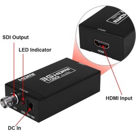 Resim Platoon HDMI Sdi Çevirici HDMI To 3g Sdi Box HDMI In Sdi Out Adaptör 