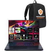 Resim Acer Predator Helios Neo 16 Intel Core I7 14650HX 48GB 256GB SSD RTX4060/8GB 140W 16" Fhd+ 180Hz Windows 11 Home Taşınabilir Bilgisayar & Per4 Çanta NHQQVEY002P366 