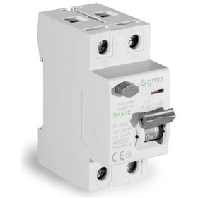 Resim Shm2063030-shm 2p 30ma 63A 6kA Kaçak Akım Koruma Şalteri (Kaçal Akım Rölesi) 