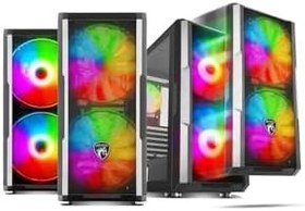 Resim Green Grıffın G4 2X200MM 1X120MM Argb 2x3.2 2x2.0 USB Kumandalı Oyun Bilgisayar Kasası(Psu Yok) 